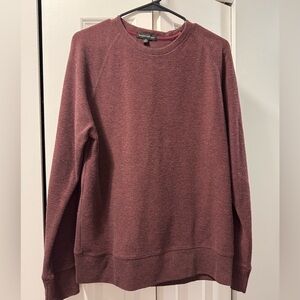 Banana Republic Maroon Textured Sweater